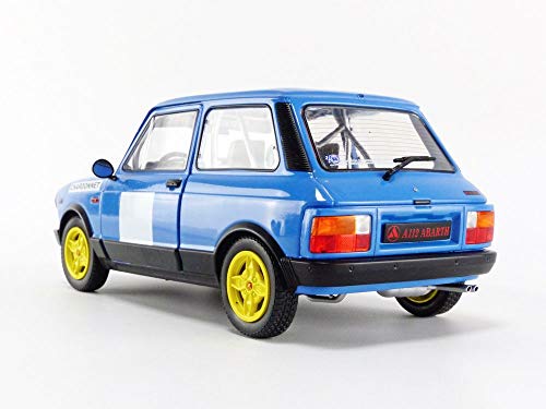 Solido- Other License Autobianchi A112 MK5 Abarth Chardonnet Rally-Maqueta de Coche (Escala 1:18), Color Azul, Negro (1803801)