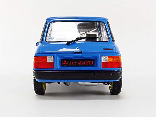 Solido- Other License Autobianchi A112 MK5 Abarth Chardonnet Rally-Maqueta de Coche (Escala 1:18), Color Azul, Negro (1803801)