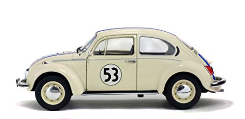 Solido S1800505 VW Beetle 1303 Racer #53 - Coche de Modelo, Escala 1:18, Color Beige