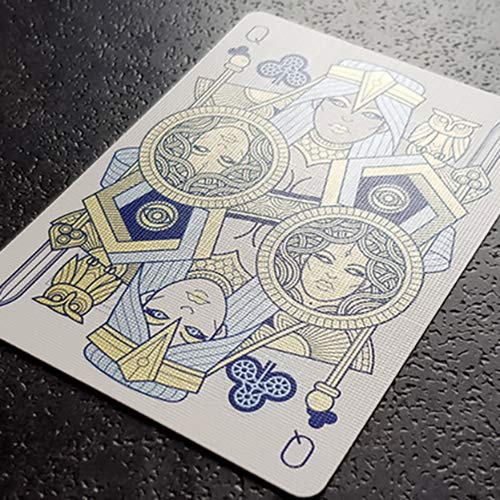 SOLOMAGIA Pantheon Azure Playing Cards by Giovanni Meroni