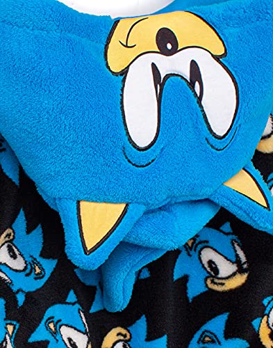 Sonic The Hedgehog Boys Boys Bats Bath-Robe 5-6 años