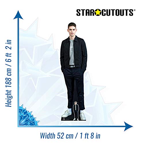 STAR CUTOUTS CS883 Hero Fiennes Tiffin-Recorte de cartón con mini soporte, ideal para fanáticos, regalos, cumpleaños y fiestas, multicolor