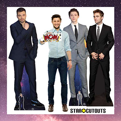 STAR CUTOUTS CS883 Hero Fiennes Tiffin-Recorte de cartón con mini soporte, ideal para fanáticos, regalos, cumpleaños y fiestas, multicolor