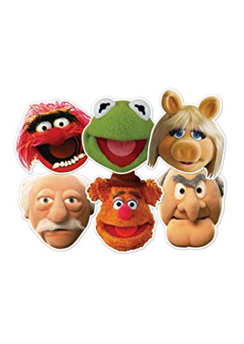 STAR CUTOUTS – stsmp60 – 6 máscaras – Diferentes Personajes – The Muppets Show – Talla única