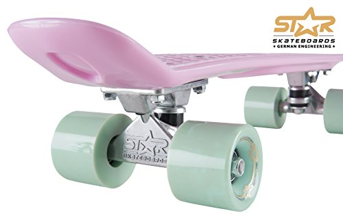 Star-Skateboards -60-RT-01-LPMT Patineta de Flamenco y Pimienta, Rosa/Menta