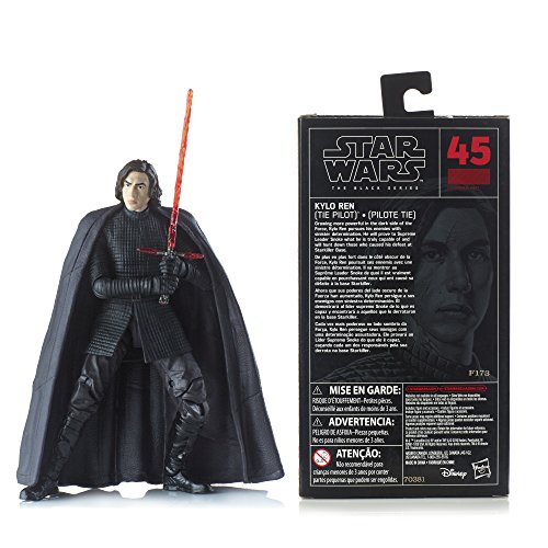 Star Wars C1773 Kylo REN - Figura de acción Serie 6, Color Negro