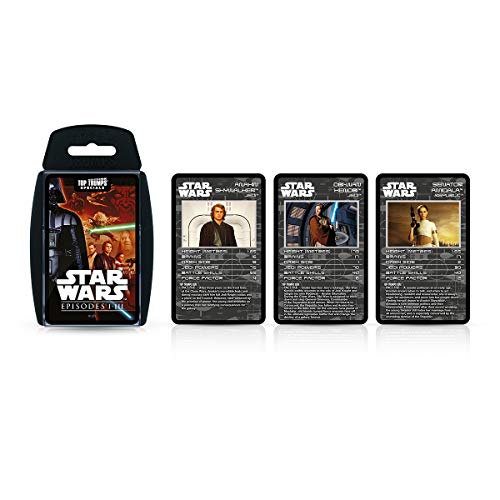 Star Wars Episodios 1-3 Top Trumps Specials Juego de Cartas