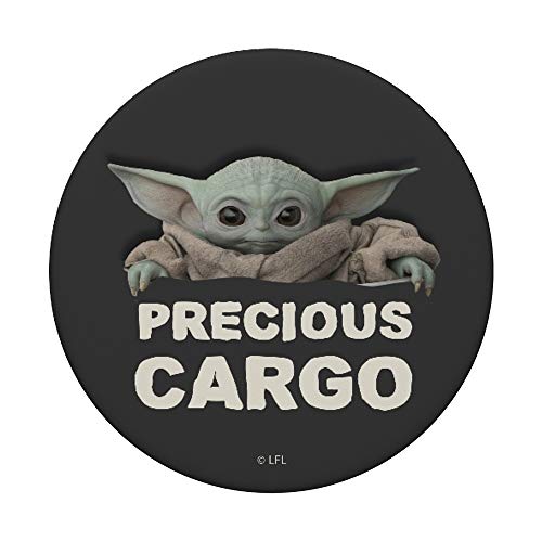 Star Wars The Mandalorian The Child Precious Cargo Pocket PopSockets PopGrip: Agarre intercambiable para Teléfonos y Tabletas