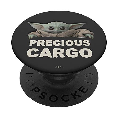 Star Wars The Mandalorian The Child Precious Cargo Pocket PopSockets PopGrip: Agarre intercambiable para Teléfonos y Tabletas