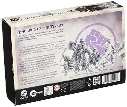 Steamfoged Games Guild Ball: Union Shadow of The Tyrand - Figura de juego en miniatura