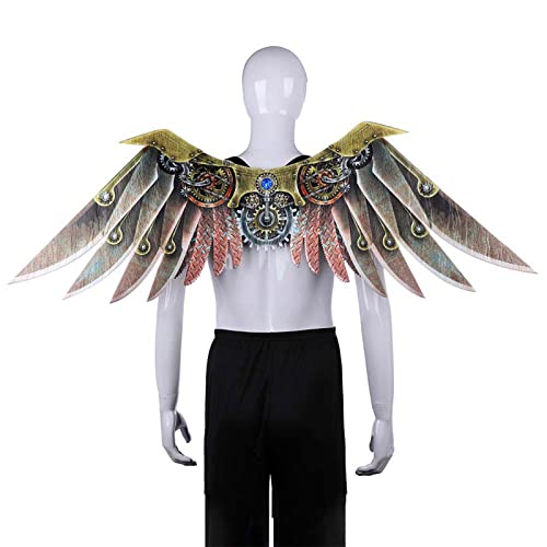 Steampunk Wings Carnival Party Halloween Masquerade Cosplay Costume Blade Wings Cool Punk Wings para niños Adultos Chicos Chicas