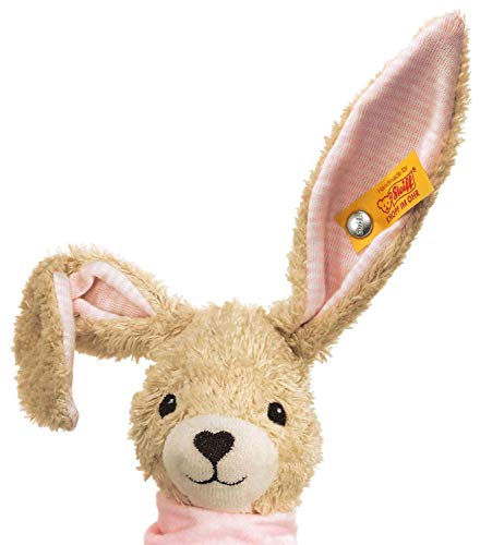 Steiff 237546 - Toalla Completa de Liebre de Peluche Color Rosa (20 cm)