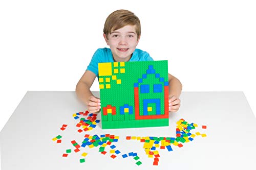 Strictly Briks - Classic Bricks - Set de píxeles de 2 x 2 - 100 % Compatible con Todas Las Grandes Marcas de Ladrillos - Juegos creativos manuales - Azul, Verde, Rojo y Amarillo - 288 Piezas