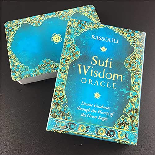 Sufi Wisdom Oracle Tarjetas,Sufi Wisdom Oracle Cards,Type 1,Tarot Deck