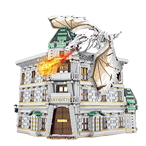 Sunery El Banco Callejón Diagon para Harry Potter, Juguete de Construcción, 4185 Piezas Set de Construcción para Adultos, Compatibles con Lego Harry Potter - Callejón Diagon