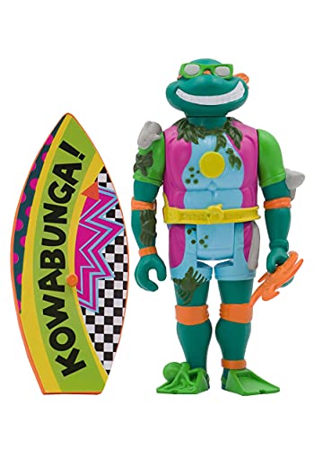 Super 7 Sewer Surfer Micelangelo - Tortugas Ninja Mutantes Adolescentes W3 (TMNTW03-SRS01)