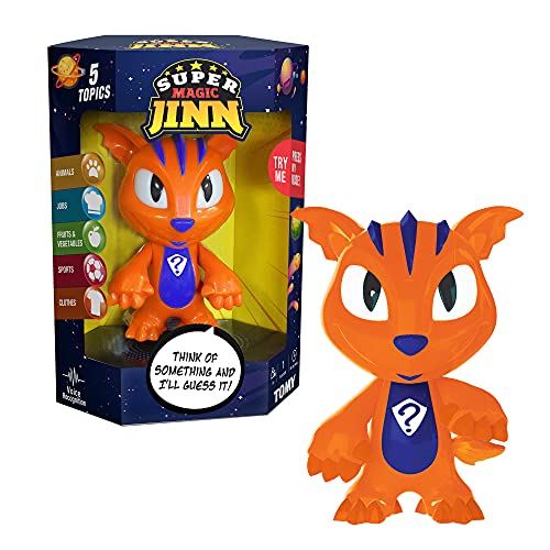 Super Magic Jinn, Juego de adivinar con reconocimiento de Voz, 5 Temas, Juego mágico, 1-4 Jugadores, Juego de adivinación para niños y niñas, Mayores de 5 años