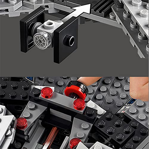 Technic modelo de crucero espacial, 1336 piezas gran destructor espacial de Star Wars UCS Super Star destructor, compatible con Lego Static