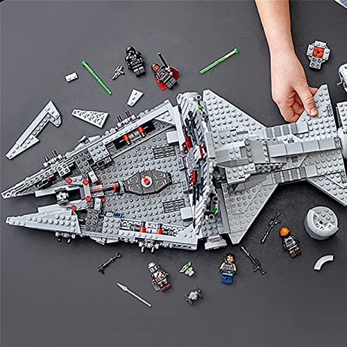 Technic modelo de crucero espacial, 1336 piezas gran destructor espacial de Star Wars UCS Super Star destructor, compatible con Lego Static