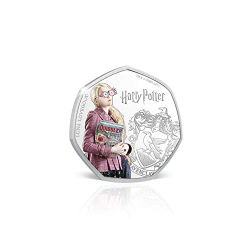 The Koin Club Harry Potter Gifts - Moneda coleccionable en forma de 50 p - Luna Lovegood