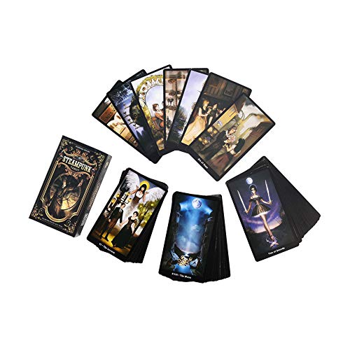 The Steampunk Tarot Tarjeta Deck Oracle Book 78 Tarot Tarjetas por Barbara Moore y Aly Fell