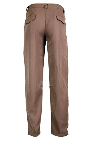 thecostumebase Indiana Jones Pants Safari Raiders Party Disfraz (L) Caqui oscuro