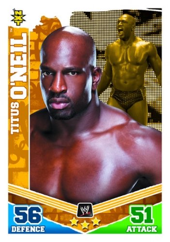 Titus ONEIL NXT Slam Attax MAYHEM Trading Card