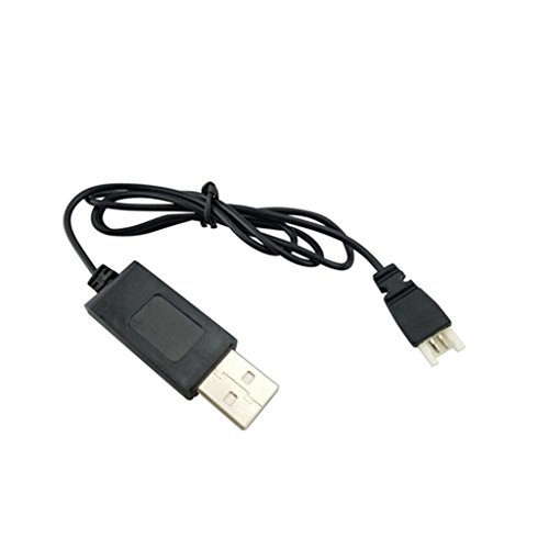 Tiuimk Cable USB Cable de carga para Syma Hubsan RC Drone Quadcopter Helicóptero Cargador