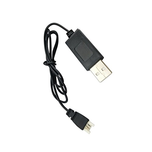 Tiuimk Cable USB Cable de carga para Syma Hubsan RC Drone Quadcopter Helicóptero Cargador