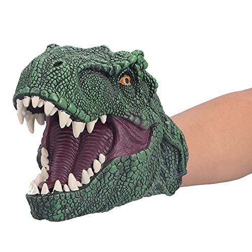 Tnfeeon Dinosaurio Marioneta de Mano Animal Figurilla Accesorios de Juguete para Historias Nocturnas Juego de Roles para Niños