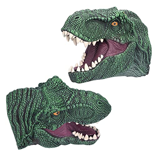 Tnfeeon Dinosaurio Marioneta de Mano Animal Figurilla Accesorios de Juguete para Historias Nocturnas Juego de Roles para Niños