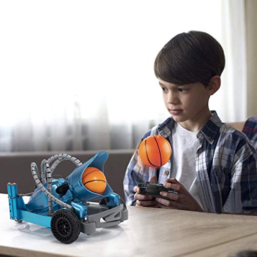 Top Race Catapulta robótica a Control Remoto RC – Metal Take Apart Robotic Ball Launcher/Shooter Arm – Kit de construcción eléctrico para Ingeniero, Juguete de Ciencia para niños – A Partir de 3 años