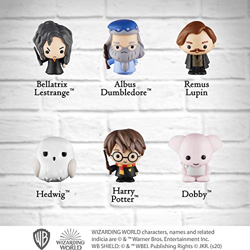 Toppers para lápices, regalos, juguetes, coleccionables de Harry Potter - Juego de 5 figuras de Harry Potter para escribir, Party Decorations, 6 cm, PVC blando por PMI (Deluxe A)