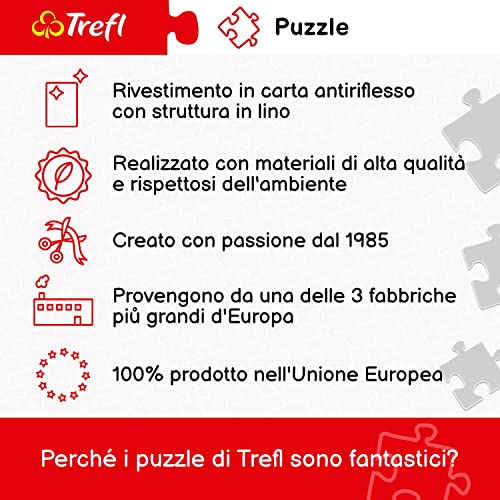 Trefl TR29511 - Rompecabezas panorámico, 500 Piezas, diseño de Mickey Mouse