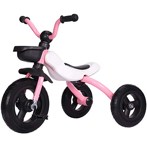 Triciclo Bambini Plegable,2 en 1 Triciclo para Niños Bicicleta del Balance del Bebés con Bolsa de Transporte Ligero Juguetes para Montar Niños y Ninas De 2 a 4 años, Pink