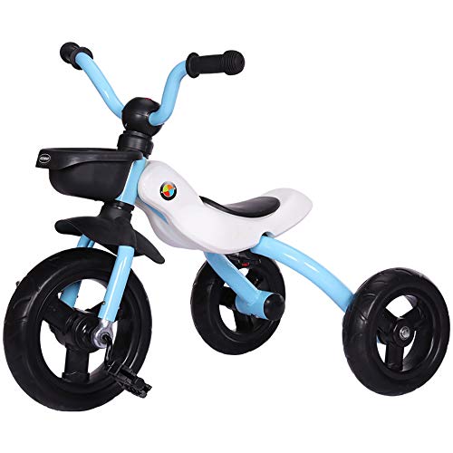 Triciclo Plegable 2 en 1, Triciclo para Niños Bicicleta del Balance del Bebés con Bolsa de Transporte Ligero y Plegable Juguetes para Montar para Niños y Ninas De 2 a 4 años, Blue