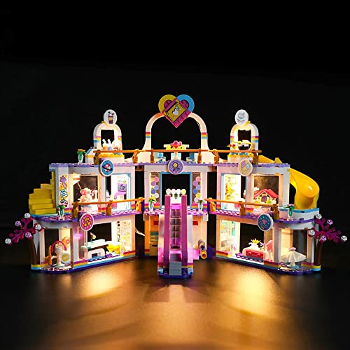 TZH Kit De Iluminación LED para Lego 41450 Xinhu City Shopping Mall, Fuente De Alimentación USB Bloques De Construcción, Juego De Iluminación Compatible con Lego, Modelo No Incluido