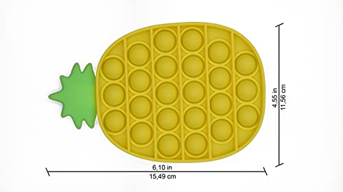 UK Pop it Fidget Toys, Fidget Toys, juguete simple dimple Fidget Toy Fidget Toy Kit con Pop it Clever Carrot Positive Pineapple Sensory Toys Kids Fidget Board