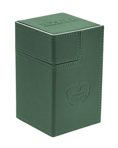 Ultimate Guard Flip´n´Tray Deck Case 100+ Caja de Cartas Tamaño Estándar XenoSkin Verde