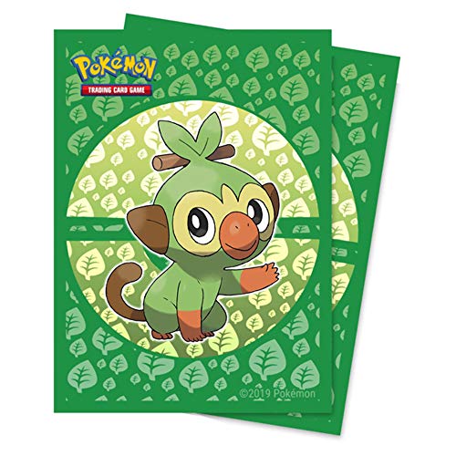 Ultra Pro Fundas protectoras estándar para cubierta – Pokemon Sword & Shield Galar Starters Grookey (65 unidades) (Ulra Pro E-15360)