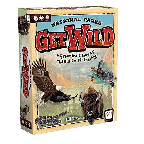 USAopoly National Parks Get Wild | Quick-Rolling Dice Game Featuring Iconic National Park Locations | Great Kids Game & Family Board Game