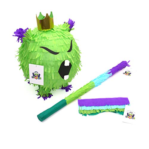 Virus Piñata set | ideal para la pandemia | regalo de fiesta | jugar a la piñata | regalo de cumpleaños | piñata de cumpleaños | fiesta de halloween | día de todos los santos | incluye palo y antifaz