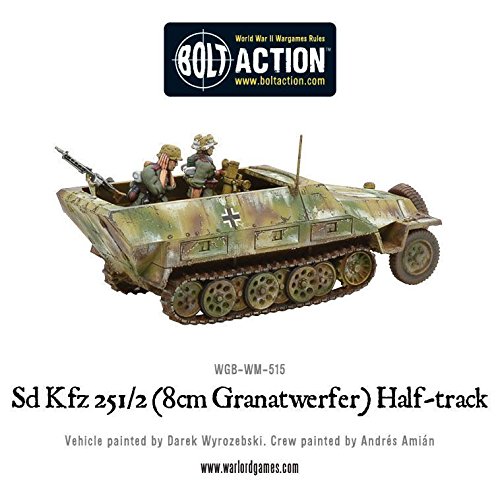 Warlord Games SD.KFZ 251/2 AUSF D (8CM GRANATWERFER) HALF TRACK Action Wargaming Miniatures by Bolt Action