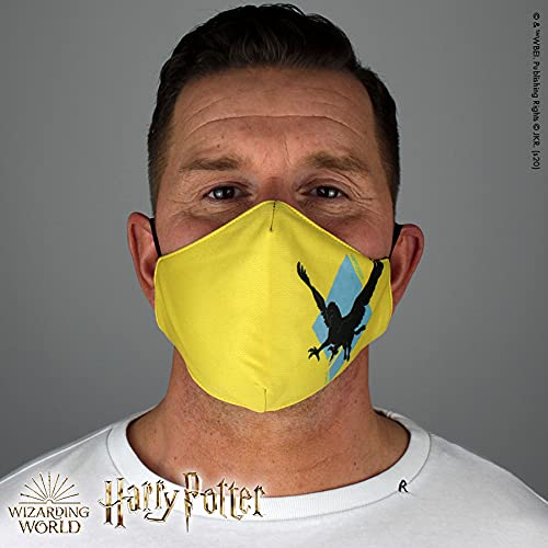 Warner Bros. Harry Potter Superheroes Mouthguard Masks Fabric Mask Adjustable Elastic Band Adult & Teen Comic Mask Nose Guard Mouth Noses (Hippogriff Buckbeak)