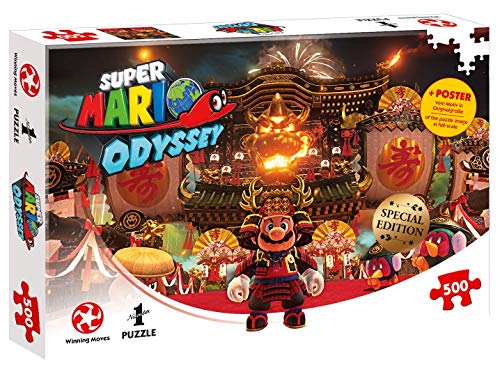 Winning Move Puzzle Super Mario Odyssey Bowser's Castle, 500 Piezas