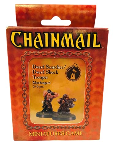 Wizards of the Coast Dungeons and Dragons Chainmail - Dwarf Scorcher / Dwarf Shock Trooper (Minifigure)