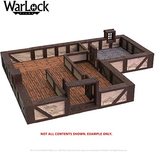 WizKids Warlock Dungeon Tiles: Town & Village 1