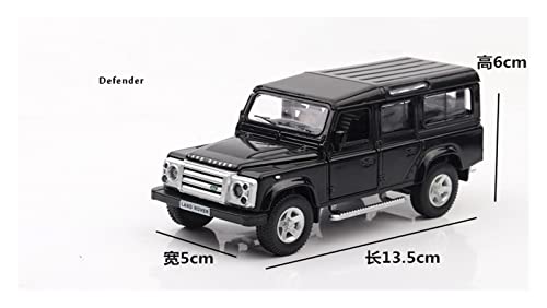 WJYKL 1/36 para Defender 13,5 Cm Serie De Modelos De Fundición A Presión con Apertura hacia Atrás (Color : Black)