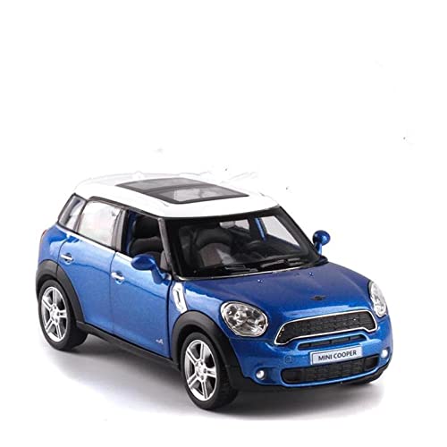 WJYKL 1/36 para La Serie Diecast 5 Pulgadas Mini Auto Cooper 12,5 Cm Coche De Juguete De Aleación (Color : Blue)