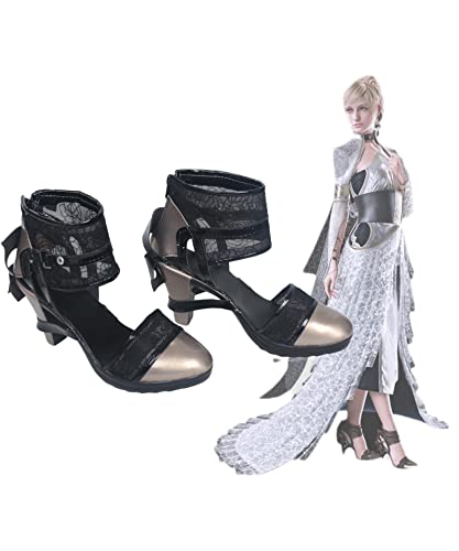 WSJDE Final Fantasy XV Kingsglaive Lunafreya nox fleuret Cosplay Shoes Sandals Custom Made 34 Female